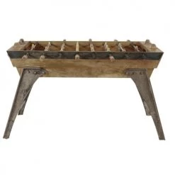 Maisons Du Monde Bustes Et Statues Baby Foot En Manguier Et Fonte