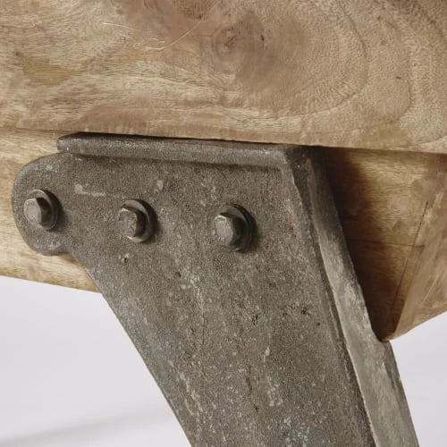 Maisons Du Monde Bustes Et Statues Baby Foot En Manguier Et Fonte 6 Maisons Du Monde Bustes Et Statues Baby Foot En Manguier Et Fonte – Image 6