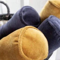 Today Boutons Et Déco De Porte Bas De Porte Uni En Coton Bronze 95x10 Cm -Décoration de porte Soldes bas de porte uni en coton bronze 95x10 cm 2