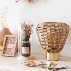 Décoration de porte Soldes -Décoration de porte Soldes bouquet de fleurs sous cloche en verre h29 1000 3 20 207726 2