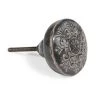 Maisons Du Monde Boutons Et Déco De Porte Bouton De Porte En Faïence Noire - Lot De 4