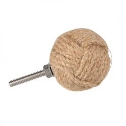 Maisons Du Monde Boutons Et Déco De Porte Bouton De Porte Nœud Marin En Jute Beige - Lot De 4 -Décoration de porte Soldes bouton de porte noeud marin en jute beige 1000 13 22 219126 2
