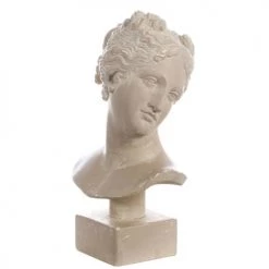 Blanc Mariclo Bustes Et Statues Buste En Résine Beige H33