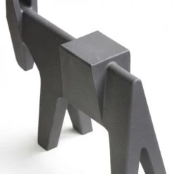 Magis Boutons Et Déco De Porte Butoir De Porte Ettore Métal Gris 25x18x6 Cm -Décoration de porte Soldes butoir de porte ettore metal gris 25x18x6 cm 1