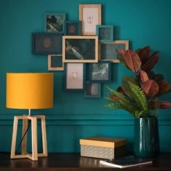 Maisons Du Monde Cadres Et Albums Photos Cadre 11 Photos En Pin 54x53 -Décoration de porte Soldes cadre 11 photos en pin 54x53 1000 5 28 184897 2