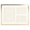 Maisons Du Monde Cadres Et Albums Photos Cadre 3 Vues Blanc Et Doré
