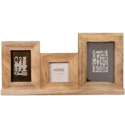 Maisons Du Monde Cadres Et Albums Photos Cadre 3 Vues En Bois De Manguier Marron