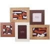 Maisons Du Monde Cadres Et Albums Photos Cadre 5 Vues En Bois D'hévéa Brun Et Beige