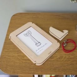 Reine Mère Cadres Et Albums Photos Cadre à Poser Lucarne En Bois De Bouleau -Décoration de porte Soldes cadre a poser lucarne en bois de bouleau 2