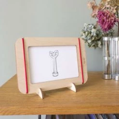 Reine Mère Cadres Et Albums Photos Cadre à Poser Lucarne En Bois De Bouleau -Décoration de porte Soldes cadre a poser lucarne en bois de bouleau 3