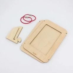 Reine Mère Cadres Et Albums Photos Cadre à Poser Lucarne En Bois De Bouleau -Décoration de porte Soldes cadre a poser lucarne en bois de bouleau 4