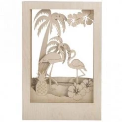 Youdoit Cadres Et Albums Photos Cadre Décoratif En Bois à Motif 3D 20x30x6,7cm