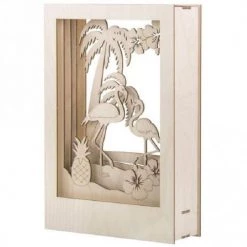 Youdoit Cadres Et Albums Photos Cadre Décoratif En Bois à Motif 3D 20x30x6,7cm -Décoration de porte Soldes cadre decoratif en bois a motif 3d 20x30x6 7cm 3