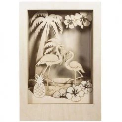 Youdoit Cadres Et Albums Photos Cadre Décoratif En Bois à Motif 3D 20x30x6,7cm -Décoration de porte Soldes cadre decoratif en bois a motif 3d 20x30x6 7cm 5