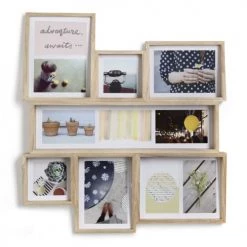 Umbra Pêle-mêle Photos Cadre Edge Multi Wall Frêne Naturel Pour 11 Photos -Décoration de porte Soldes cadre edge multi wall frene naturel pour 11 photos 3