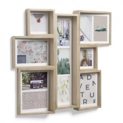 Umbra Pêle-mêle Photos Cadre Edge Multi Wall Frêne Naturel Pour 11 Photos -Décoration de porte Soldes cadre edge multi wall frene naturel pour 11 photos 5