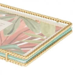 Maisons Du Monde Cadres Et Albums Photos Cadre En Métal Doré Avec Effet De Tressage 10x15 Cm -Décoration de porte Soldes cadre en metal dore avec effet de tressage 10x15 cm 1000 12 4 227472 3