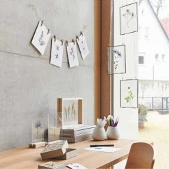 Rico Design Cadres Et Albums Photos Cadre En Métal Noir à Suspendre Double Plaque De Verre 16x22cm -Décoration de porte Soldes cadre en metal noir a suspendre double plaque de verre 16x22cm 5