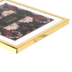 Maisons Du Monde Cadres Et Albums Photos Cadre En Verre Et Métal Doré 16x16 Cm -Décoration de porte Soldes cadre en verre et metal dore 16x16 cm 1000 5 26 228519 3