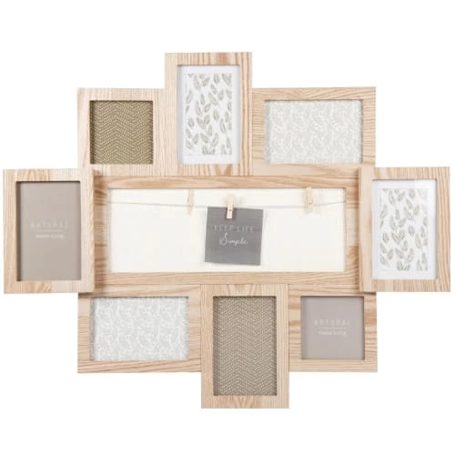 Maisons Du Monde Cadres Et Albums Photos Cadre Multivues 8 Photos Beige, écru Et Vert 62x50 1 Maisons Du Monde Cadres Et Albums Photos Cadre Multivues 8 Photos Beige, écru Et Vert 62x50