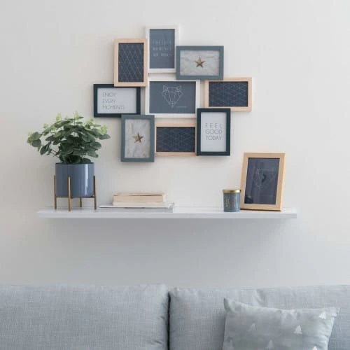 Maisons Du Monde Cadres Et Albums Photos Cadre Multivues 9 Photos En Pin 58x50 2 Maisons Du Monde Cadres Et Albums Photos Cadre Multivues 9 Photos En Pin 58x50 – Image 2