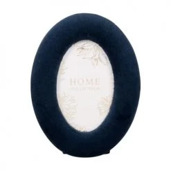 Maisons Du Monde Cadres Et Albums Photos Cadre Ovale Bleu Nuit 9x12 Cm