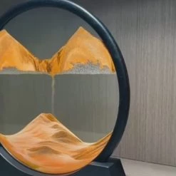 Zen'Arôme Bustes Et Statues Cadre Paysage 3D Sable D25cm Sahara -Décoration de porte Soldes cadre paysage 3d sable d25cm sahara 2