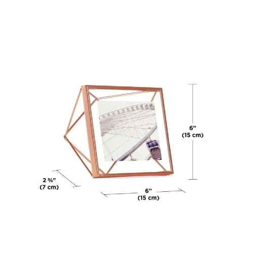 Umbra Cadres Et Albums Photos Cadre Photo 10x10 Cm Prisma En Métal Cuivré Rose 4 Umbra Cadres Et Albums Photos Cadre Photo 10x10 Cm Prisma En Métal Cuivré Rose – Image 4