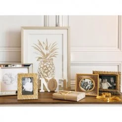 Maisons Du Monde Cadres Et Albums Photos Cadre Photo 10x15 Doré -Décoration de porte Soldes cadre photo 10x15 dore 1000 12 10 173276 8