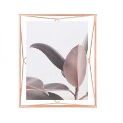 Umbra Cadres Et Albums Photos Cadre Photo 20x25 Cm Prisma En Métal Cuivré Rose