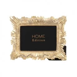 Maisons Du Monde Cadres Et Albums Photos Cadre Photo à Moulures En Polyrésine Dorée 9x7