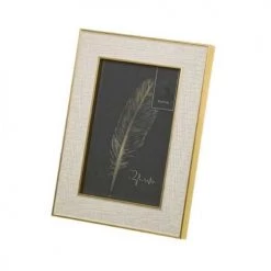 Wadiga Cadres Et Albums Photos Cadre Photo à Poser Couleur Or Et Blanc 13x18cm