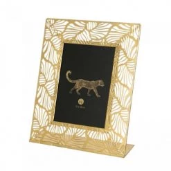 Wadiga Cadres Et Albums Photos Cadre Photo à Poser En Métal Doré 13x18cm
