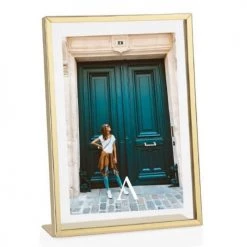 Wadiga Cadres Et Albums Photos Cadre Photo à Poser En Métal Doré 15x20cm