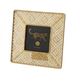 Wadiga Cadres Et Albums Photos Cadre Photo à Poser En Métal Doré 7,5x7,5cm