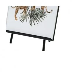 Wadiga Cadres Et Albums Photos Cadre Photo à Poser En Métal Noir Et Verre 10x18,5cm -Décoration de porte Soldes cadre photo a poser en metal noir et verre 10x18 5cm 2