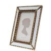 Wadiga Cadres Et Albums Photos Cadre Photo à Poser En Résine Dorée Et Miroirs 10x15cm