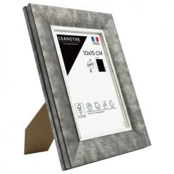 Ceanothe Cadres Et Albums Photos Cadre Photo Acier 10x15 Cm Résine Recyclée -Décoration de porte Soldes cadre photo acier 10x15 cm resine recyclee 16