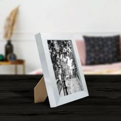 Ceanothe Cadres Et Albums Photos Cadre Photo Acier 10x15 Cm Résine Recyclée -Décoration de porte Soldes cadre photo acier 10x15 cm resine recyclee 9