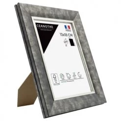 Ceanothe Cadres Et Albums Photos Cadre Photo Acier 13x18 Cm Résine Recyclée -Décoration de porte Soldes cadre photo acier 13x18 cm resine recyclee 4