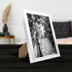 Ceanothe Cadres Et Albums Photos Cadre Photo Acier 18x24 Cm Résine Recyclée -Décoration de porte Soldes cadre photo acier 18x24 cm resine recyclee 15