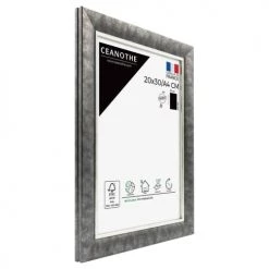 Ceanothe Cadres Et Albums Photos Cadre Photo Acier 20x30 Cm Résine Recyclée -Décoration de porte Soldes cadre photo acier 20x30 cm resine recyclee 10