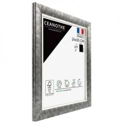 Ceanothe Cadres Et Albums Photos Cadre Photo Acier 24x30 Cm Résine Recyclée -Décoration de porte Soldes cadre photo acier 24x30 cm resine recyclee 16