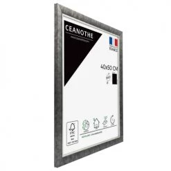 Ceanothe Cadres Et Albums Photos Cadre Photo Acier 40x50 Cm Résine Recyclée -Décoration de porte Soldes cadre photo acier 40x50 cm resine recyclee 4