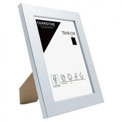 Ceanothe Cadres Et Albums Photos Cadre Photo Alu 13x18 Cm Bois Reconstitué -Décoration de porte Soldes cadre photo alu 13x18 cm bois reconstitue 1