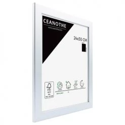Ceanothe Cadres Et Albums Photos Cadre Photo Alu 24x30 Cm Bois Reconstitué -Décoration de porte Soldes cadre photo alu 24x30 cm bois reconstitue 4