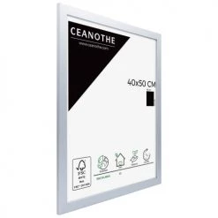 Ceanothe Cadres Et Albums Photos Cadre Photo Alu 40x50 Cm Bois Reconstitué -Décoration de porte Soldes cadre photo alu 40x50 cm bois reconstitue 4