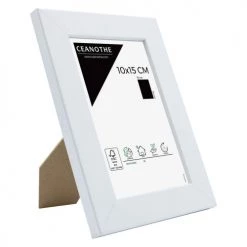 Ceanothe Cadres Et Albums Photos Cadre Photo Blanc 10x15 Cm Bois Reconstitué -Décoration de porte Soldes cadre photo blanc 10x15 cm bois reconstitue 10