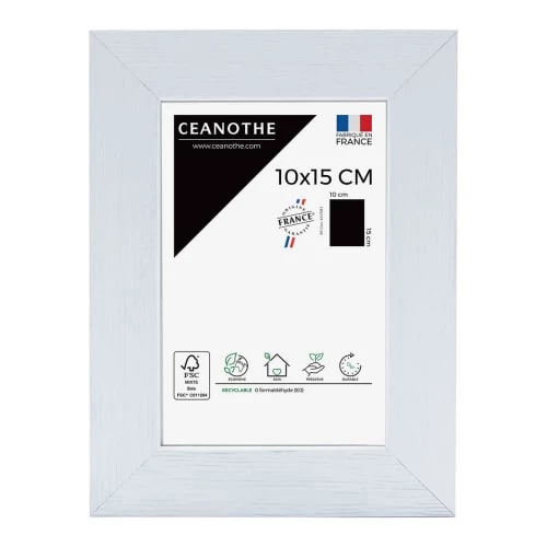 Ceanothe Cadres Et Albums Photos Cadre Photo Blanc 10x15 Cm Bois Reconstitué 1 Ceanothe Cadres Et Albums Photos Cadre Photo Blanc 10x15 Cm Bois Reconstitué