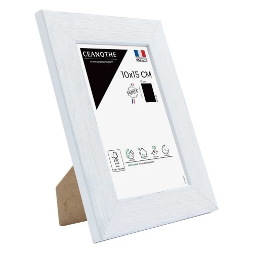 Ceanothe Cadres Et Albums Photos Cadre Photo Blanc 10x15 Cm Bois Reconstitué 5 Ceanothe Cadres Et Albums Photos Cadre Photo Blanc 10x15 Cm Bois Reconstitué – Image 5